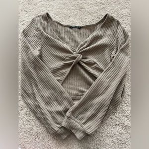 Knitted Cropped Sweater